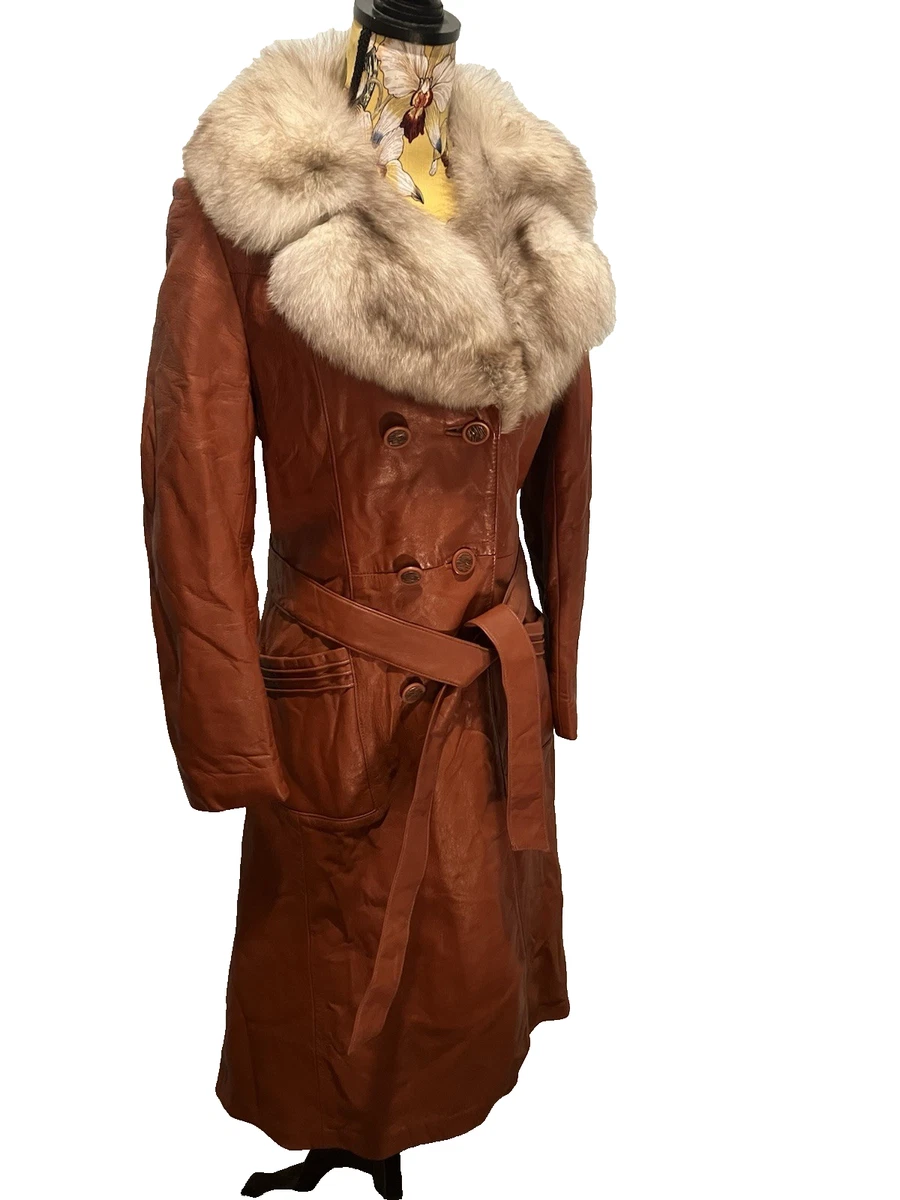 Fur Orange Vintage Coats, Jackets & Vests for Women for sale | eBay