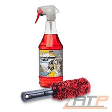 TUGA CHEMIE 1 L ALUMINIUM-TEUFEL® FELGENREINIGER ROT + FELGENBÜRSTE