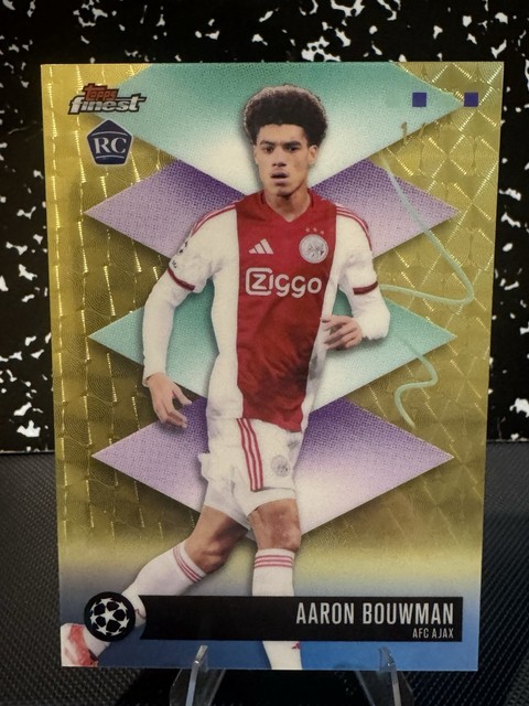 2025-26 Topps Finest Aaron Bouwman RC Superfractor Rookie Ajax One Of One 1/1!!