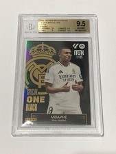 2024-25 Panini Megacracks LaLiga Mbappé Special One Black BGS 9.5 GEM MINT