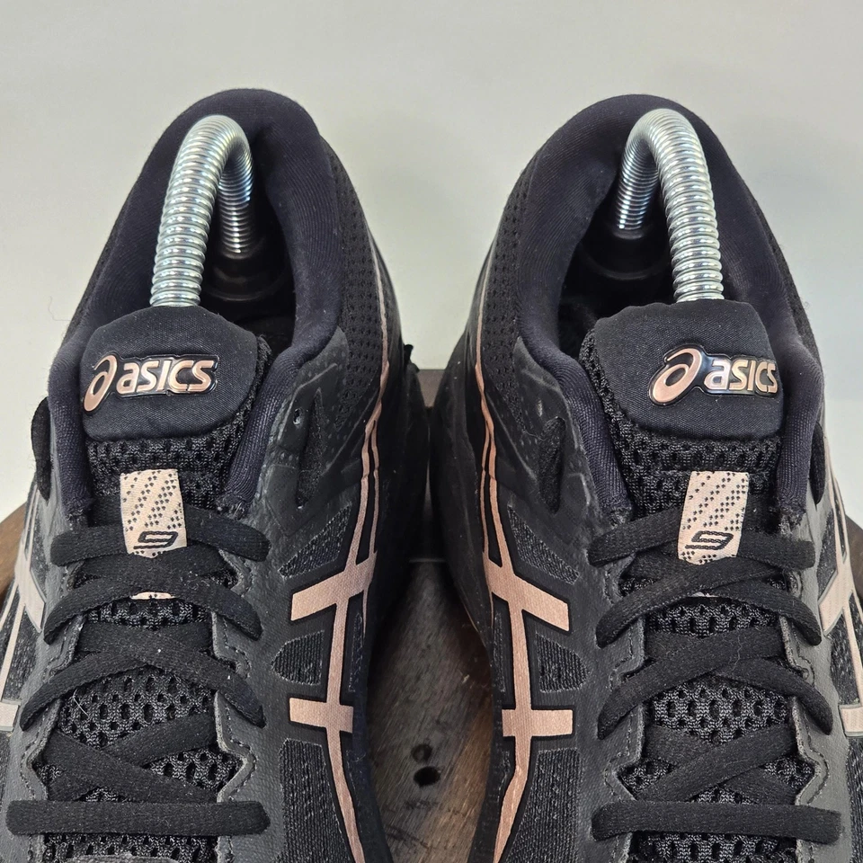 Asics Gel Kayano 27 Shoes Womens Size 9 Running Black Rose Gold 1012B073 Sneaker - Image 4 of 4