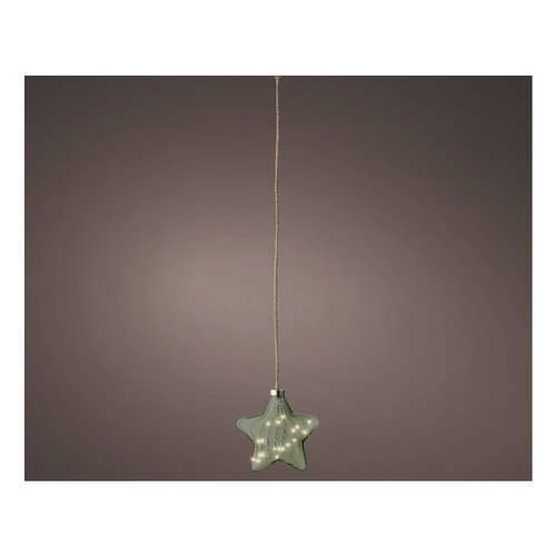 Kaemingk Decoro Stella con micro led Verde (20x20 cm) nr 15 luci 487599 - Foto 1 di 1