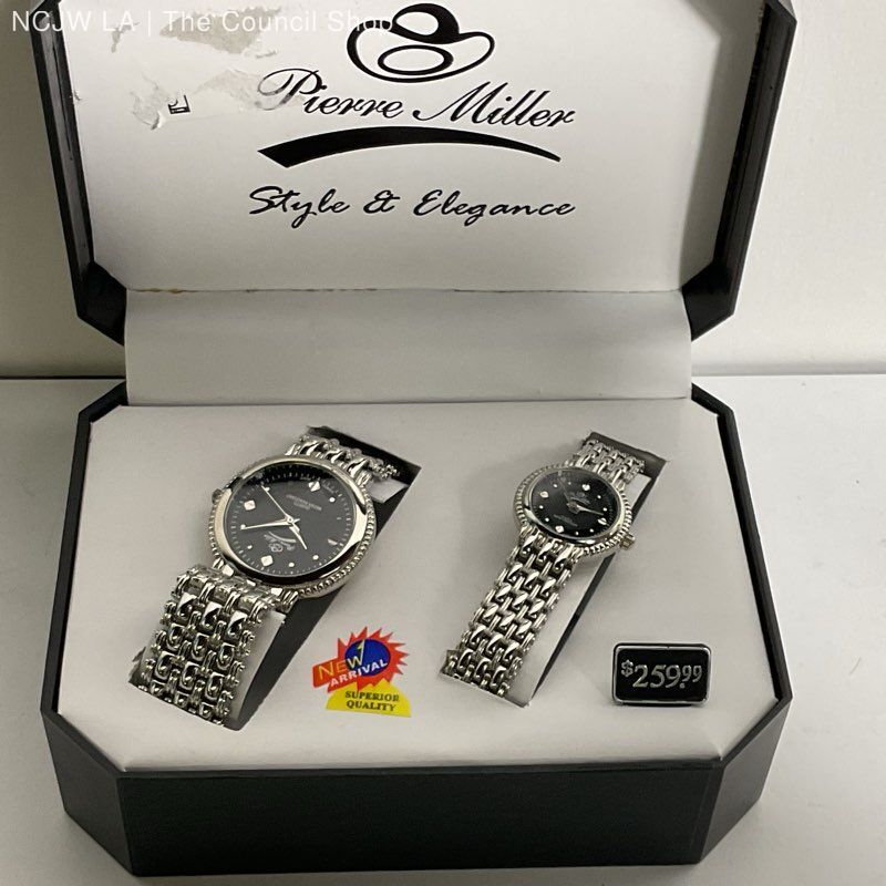 Pierre Miller Gorgeous Silver Metal Watch with Band Men main image 2