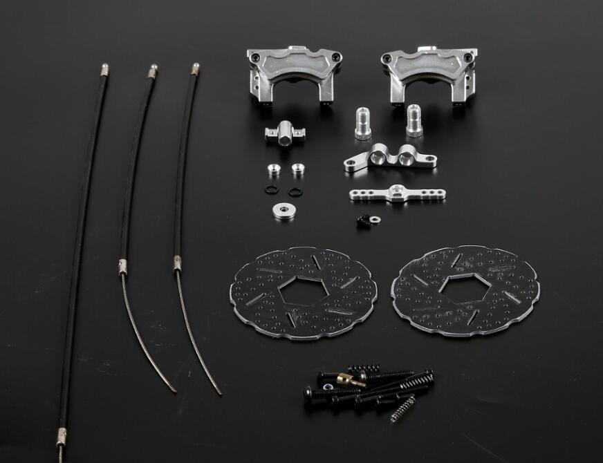 CNC rear wheel wire brake kit for 1/5 hpi rovan km baja 5b RC CAR parts
