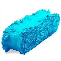 24M Hellblaue Krepp-Girlande / Geburtstags Jungen Geburt Baby Party Deko / Blau