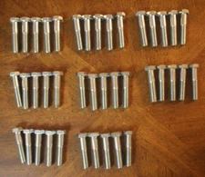 40 Midwest Fastener 1/2" x 2-1/2" L Zinc Hex Cap Screw Bolts Fine Thread Grade 5