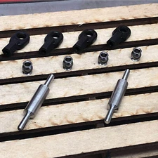 Titanium Steering Rod Set for CAPO JKMAX RC Crawler Car Modification Upgrade Kit