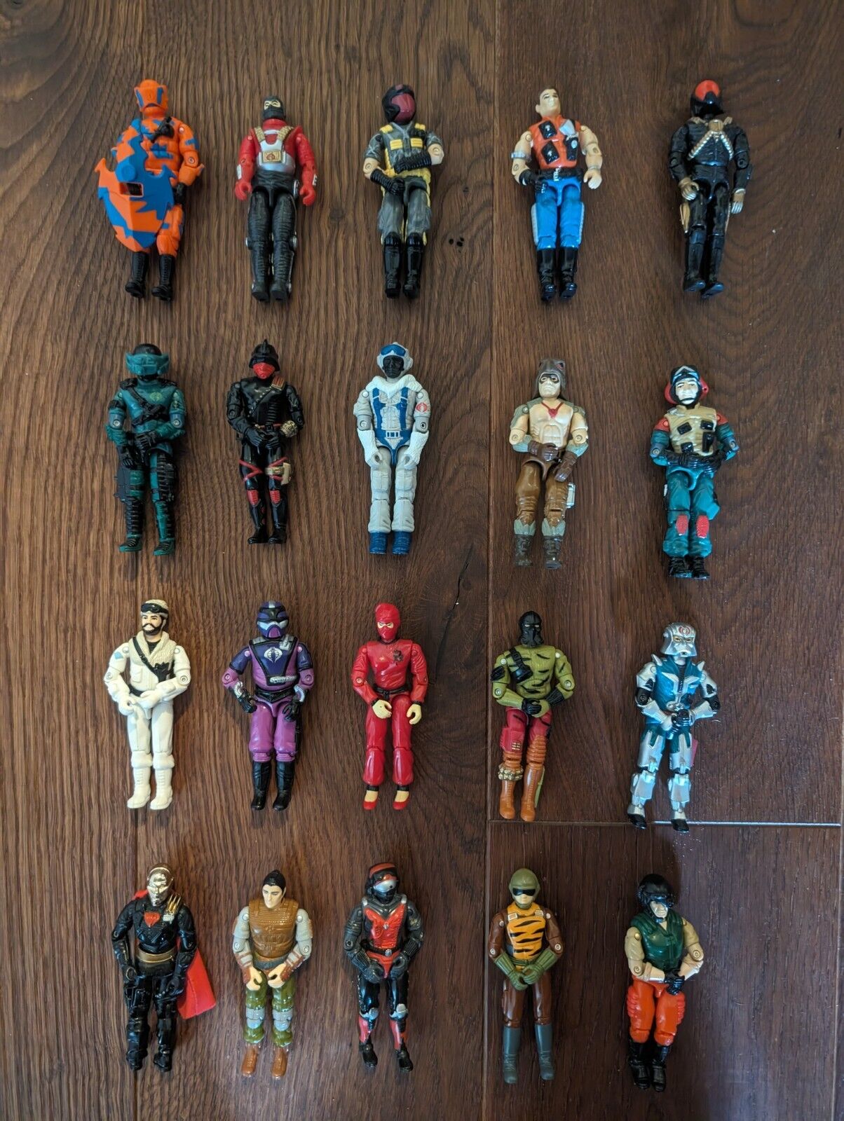 G.I. Joe - 20 Action Figuren gemischt, Vintage (80er)