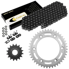 Black O-Ring Drive Chain & Sprockets for Honda CBR929RR CBR954RR 2000-2003