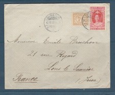  enveloppe Inde Néerlandaise  De Buitenzorg en 1923 pour la France 