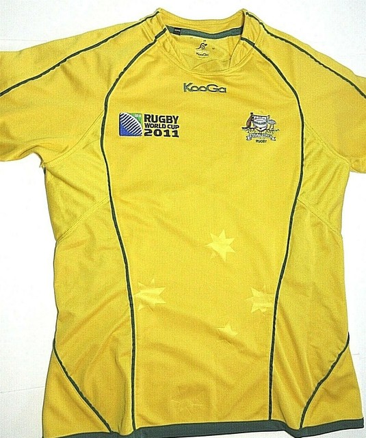 KooGa Rugby Jersey Wallabies Men's Australia Team Union Authentic