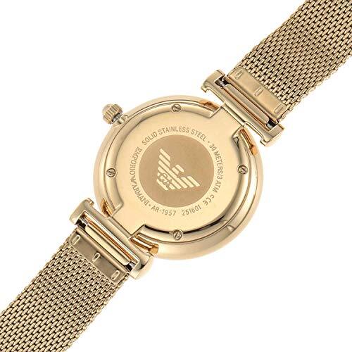 EMPORIO ARMANI AR1957 Men's Black Stainless Steel Analog Watch New