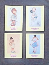 Mabel Lucie Attwell Postcards Cute Little Girls 1992 Collection 4 Modern Unused