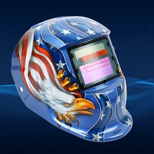 True color Solar Auto Darkening Welding Helmet Arc Tig Mig Grinding Hood