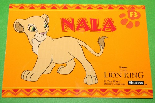 1994 THE LION KING SERIES 1 EMBOSSED FOIL INSERT 9 CARD SET DISNEY CARTOON MOVIE - Picture 14 of 20