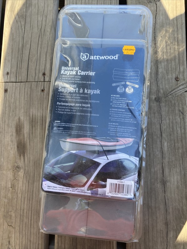Kayak Carrier Roof Top Transport Kit Ozark Trail NEW