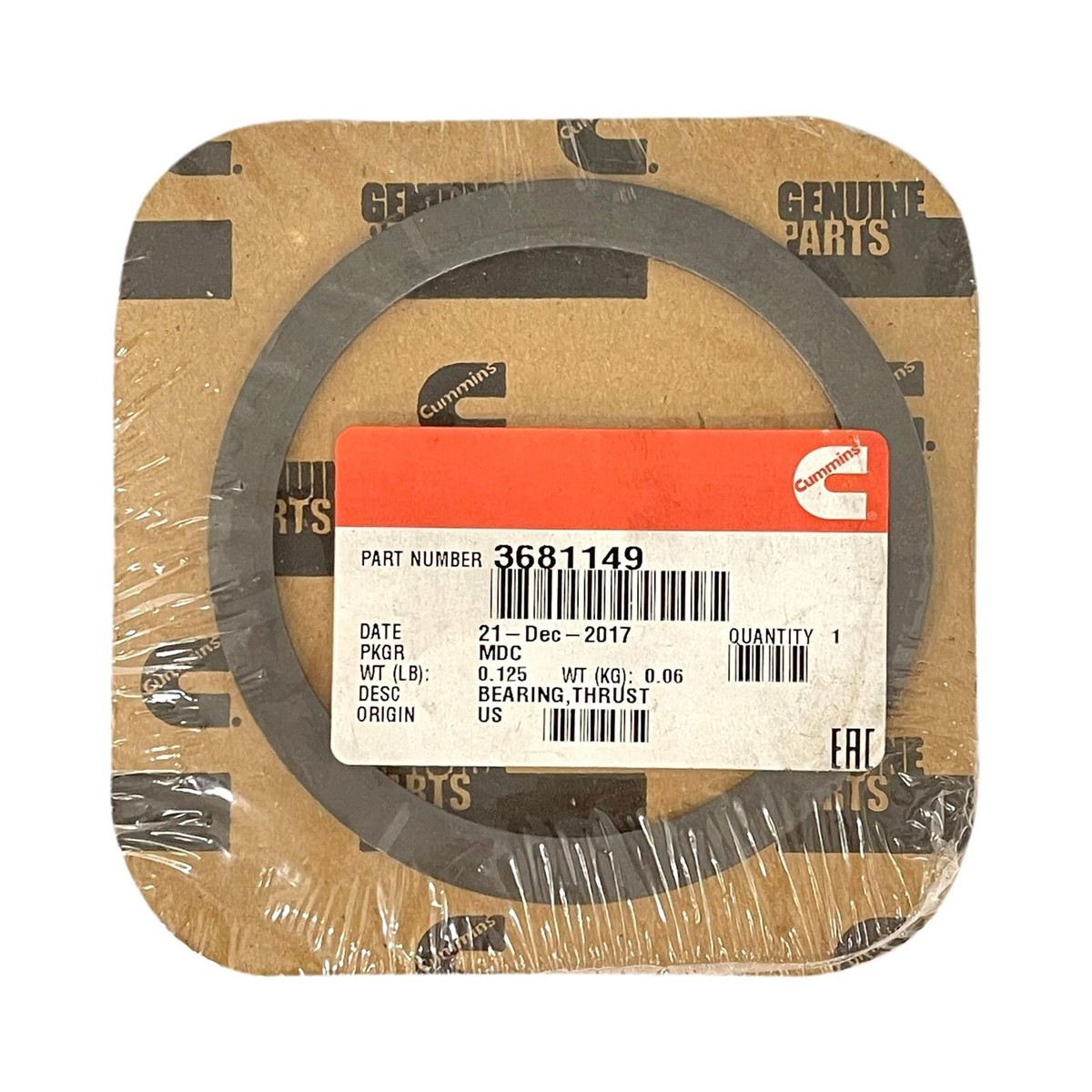 19.しめ縄 OEM Cummins BEARING SPACER 3681149CUM 3681149 | eBay