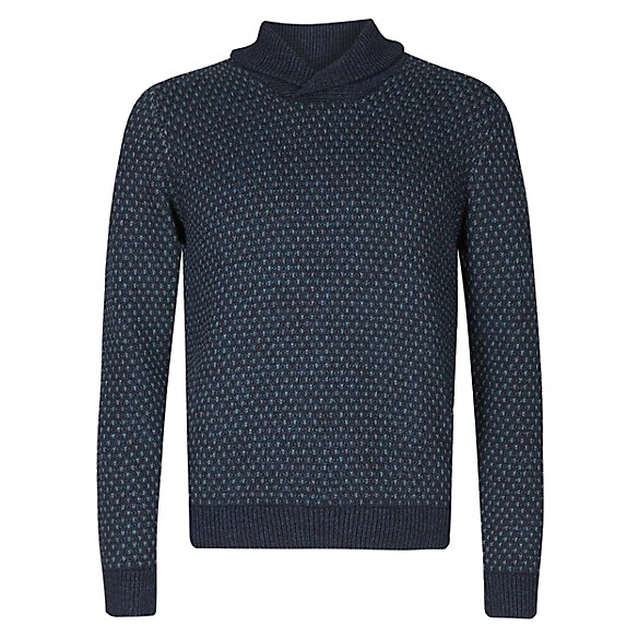 mens shawl collar jumper