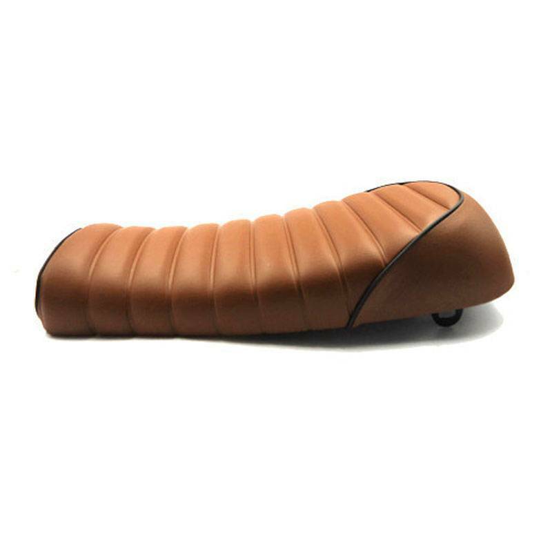 Motorcycle Cafe Racer Seat Flat Hump Saddle For Kawasaki W650 W750