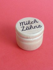 Box / Dose mit Gewinde  Mich Zähne  aus Holz