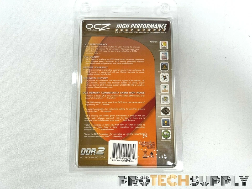 OCZ Technology OCZ26672048VDC-K PC25400 DDR2 Memory 2 x 1Gb With WARRANTY - Image 3 of 4