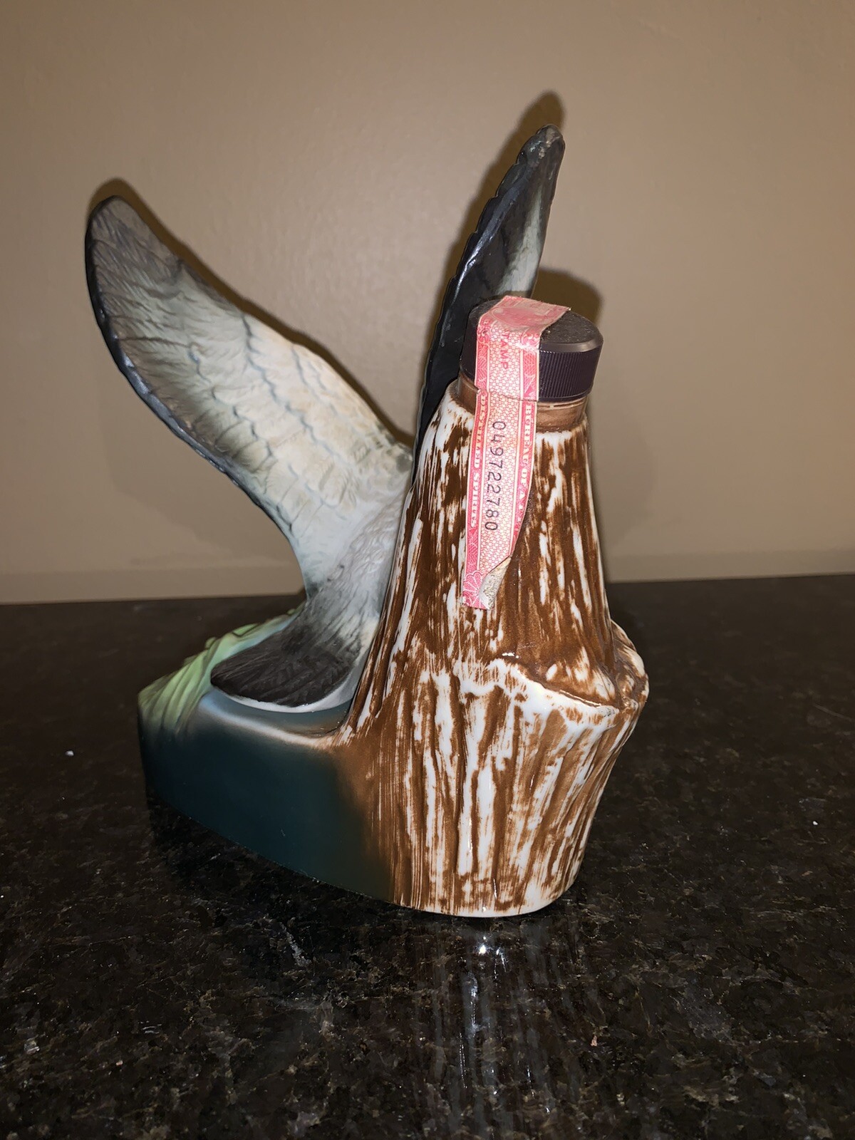 Vintage Decanter , Jim Beam, Ducks Unlimited, Canvasback 1979. Free