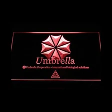 Resident Evil Umbrella  LED Neon Light Sign f gift game club room store man cave