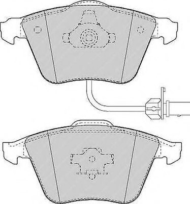 Ferodo FDB1629 Bremsbelagsatz Vorderachse Premier Auto Ersatz  