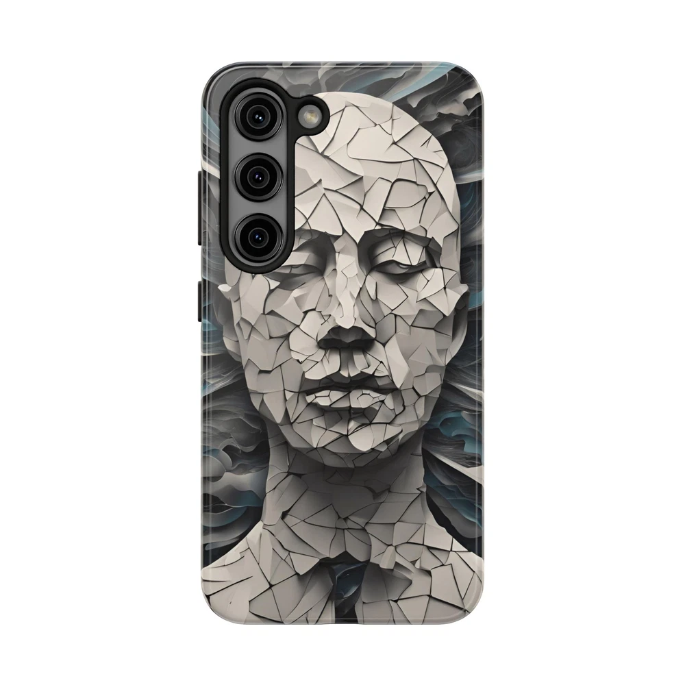 Abstract Art Surreal Man Phone Case Durable for iPhone Samsung