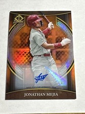2023 Bowman Jonathan Mejia Invicta Orange Refractor Auto Autograph 10/25 SP