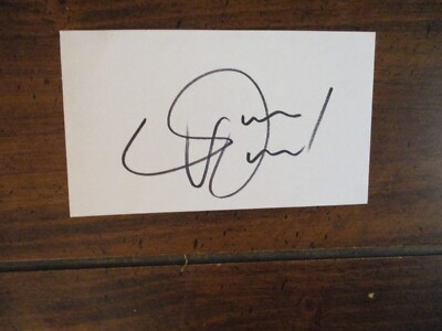 STEVE  WINWOOD(''Spencer Davis Group/Blind Faith/Traffic'')Signed 3 x 5 Index Card