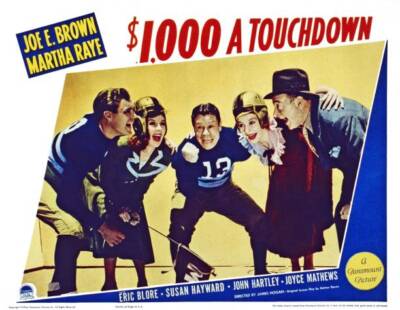 Touchdown lobby card John Hartley Susan Hayward Joe E. Brown Mar 1939 OLD PHOTO