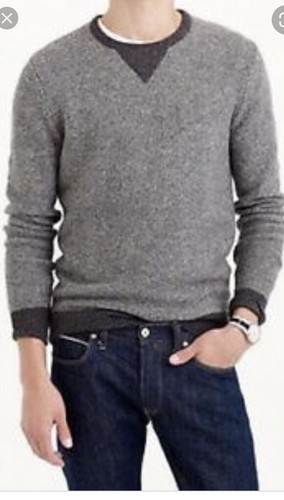 J Crew Men's Large Lambswool Crewneck 