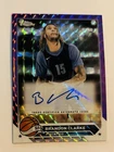 2023-24 TOPPS CHROME SIGNATURE AUTO BRANDON CLARKE Purple Geometric