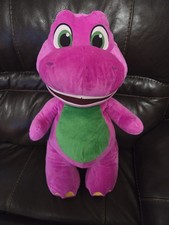 Fisher-Price Barney  s World Jumbo Barney Plush, 26-inch Figure, Large  Soft