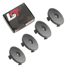 4x Mozzo Ruota Cap Coprimozzo Copricerchi Nero Ø 55mm per Ford