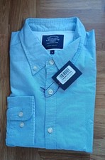 Charles Tyrwhitt Sky Blue Extra Slim Stretch Oxford Shirt (M)