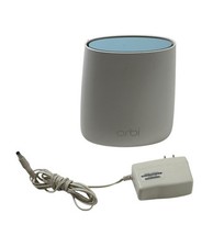 Netgear Orbi Satellite Model RBR20 White WiFi Router w/Power Cord Tested Working