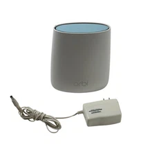 Netgear Orbi Satellite Model RBR20 White WiFi Router w/Power Cord Tested Working