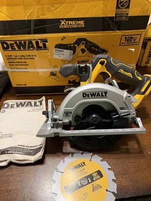 DEWALT 12V Max Xtreme Cordless Circular Saw - Yellow (DCS512B)
