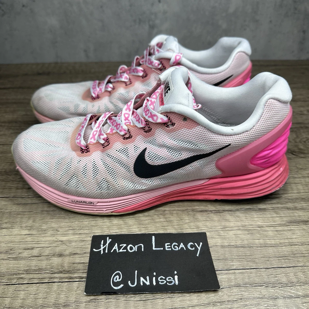 Nike LunarGlide Pink Athletic Shoes for Women for sale | eBay