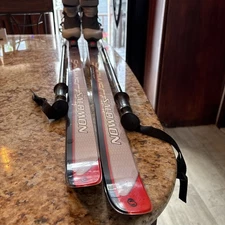 Salomon 193 cm combi Cross Country SKIS Bindings Boots Poles Package