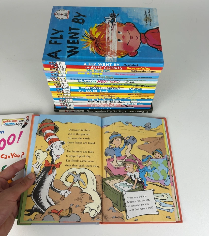 Lot of 21 Vintage Dr. Seuss 1960's-80's Bright Early & Beginner Hardcover Books - Image 2 of 4