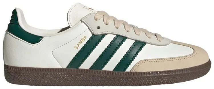adidas Samba OG Off White Wonder Gold Metallic W for sale | eBay
