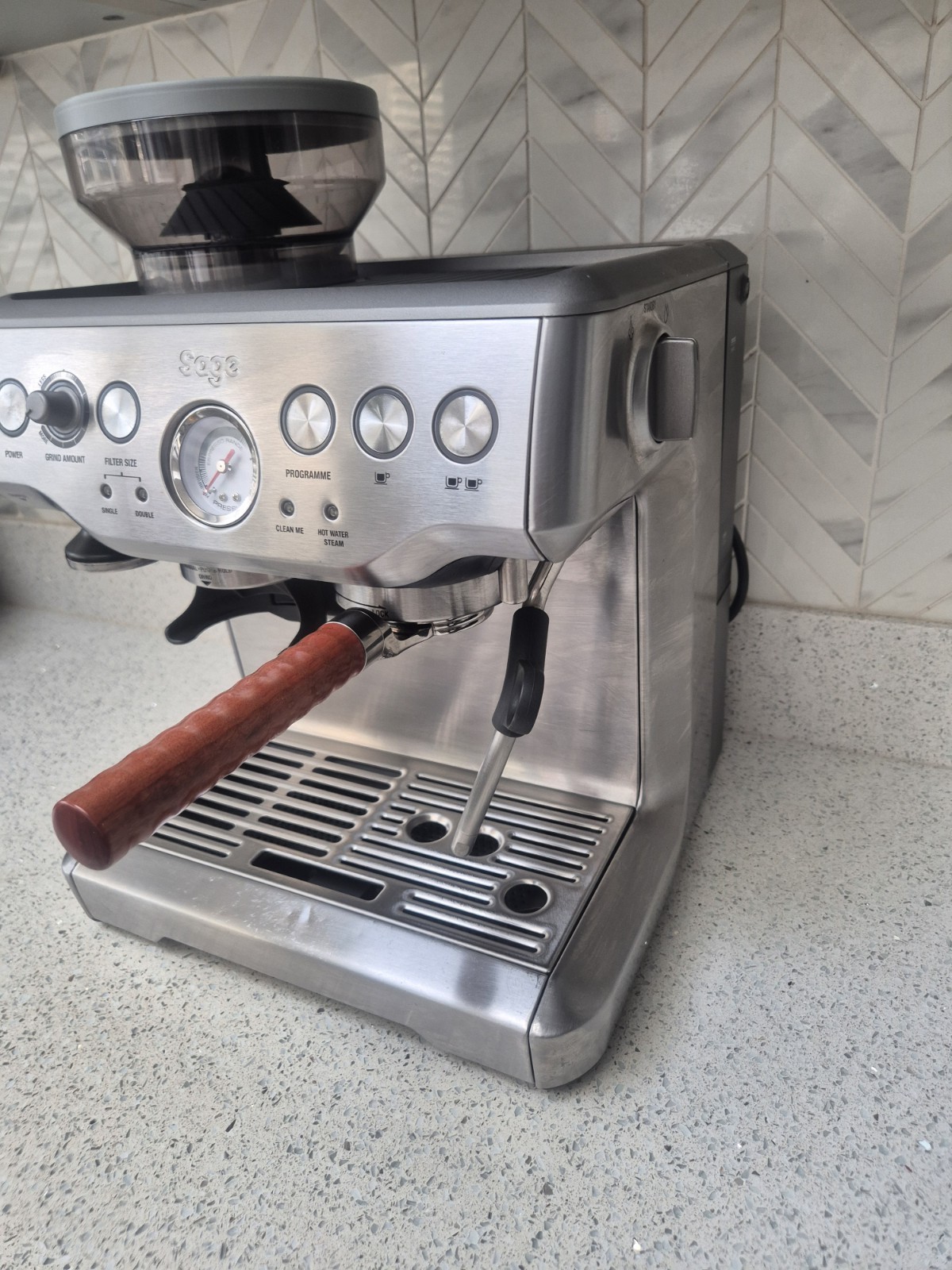 Sage The Barista Express BES875UK - Macchina da Caffè foto 4