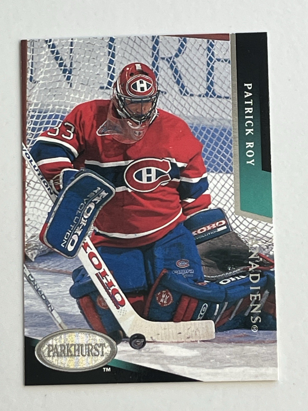 1993-94 Parkhurst #100 Patrick Roy NHL Montreal Canadiens