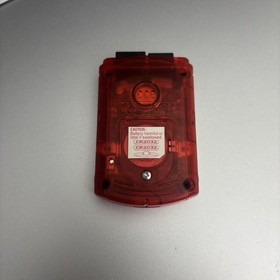 SEGA Dreamcast - OEM Red VMU Virtual Memory Unit w/ New Batteries - Tested