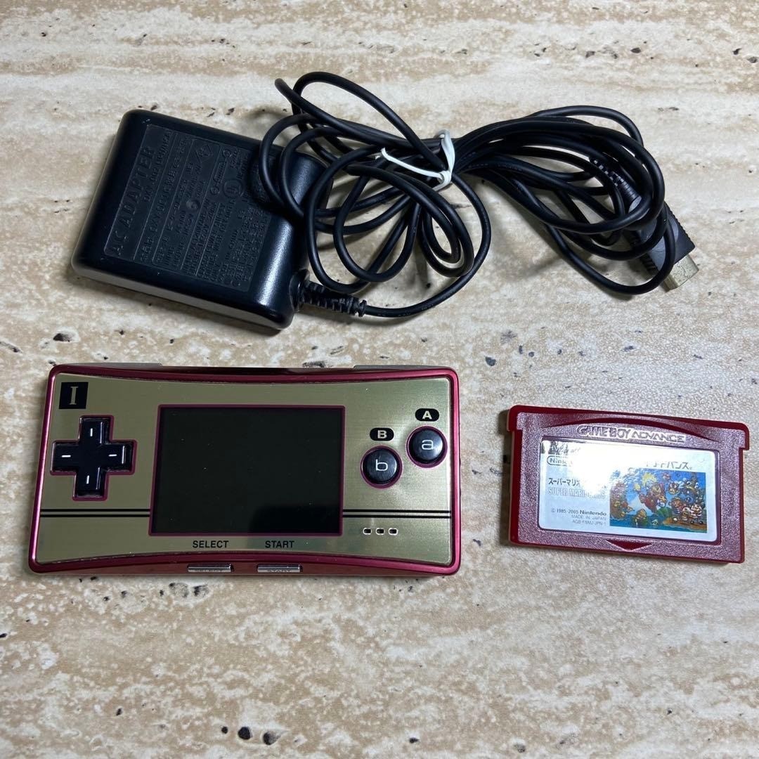 Nintendo Game Boy Micro Famicom Console - Red/Gold for sale online