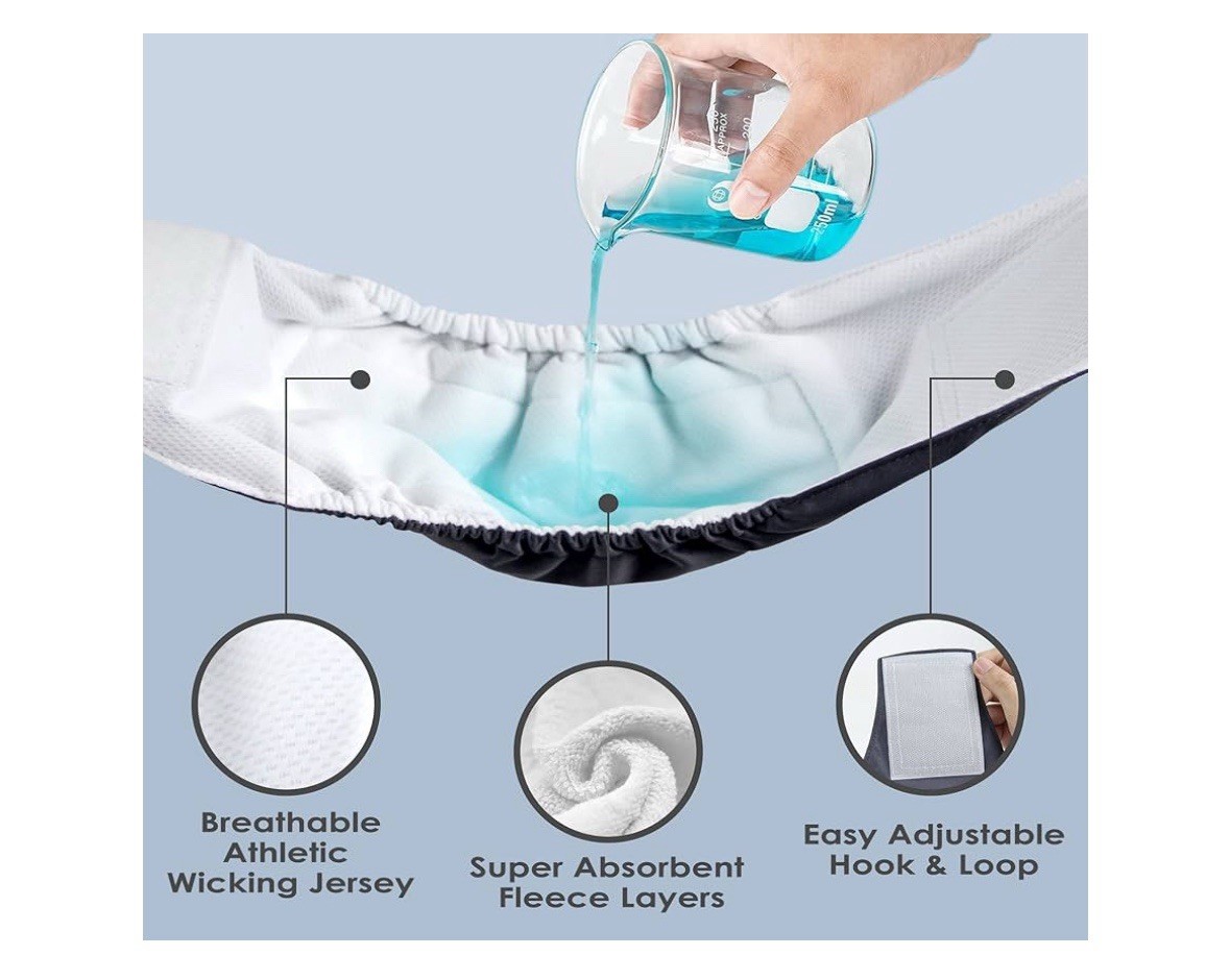 Wegreeco Washable Male Dog Belly Band - Pack of 3 - Small NEW + FAST SHIPPING