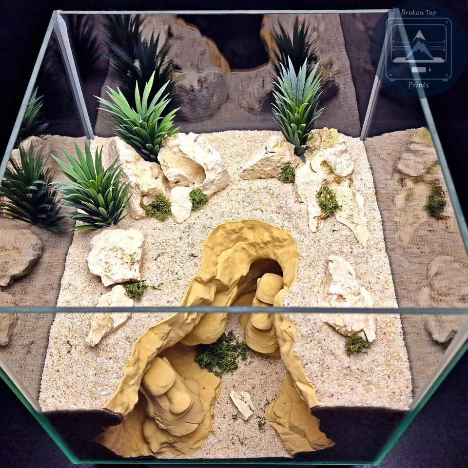 Decoración de terrario de acuario cueva Moai: escondite de tanque de estatua de isla de Pascua Foto 2 de 4